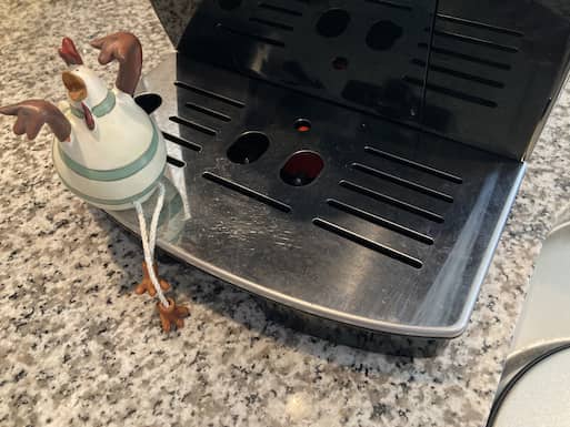 カップ受けの擦り傷